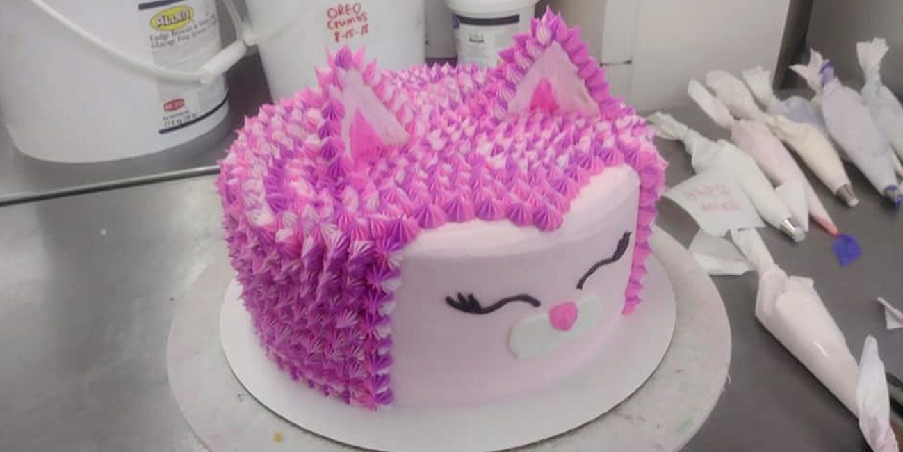 Cat Cake Design - Larry's House of Cakes, Marion, Illinois