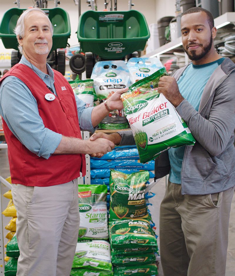 Ace Hardware employee helping customer