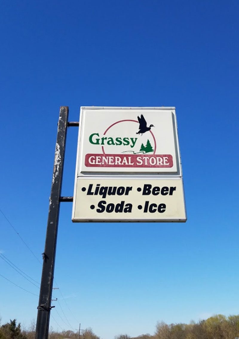 Grassy General Store Outdoor Sign