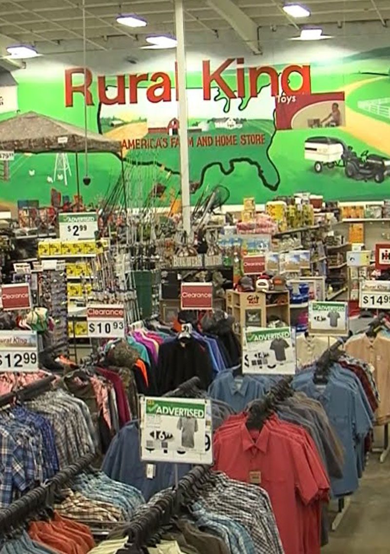 Rural King clothing section