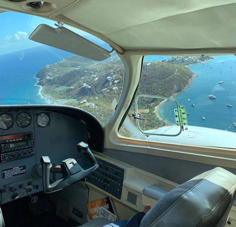 Cape Air Cockpit of Plane