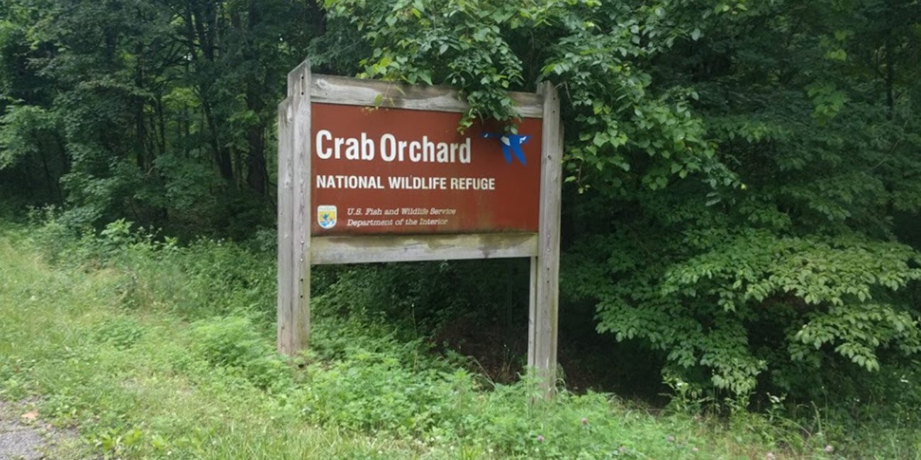 Crab Orchard Lake Campground Sign