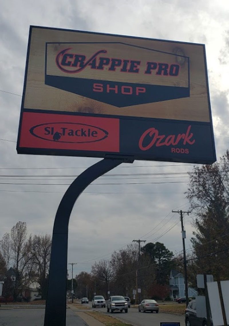 Crappie Pro Shop Sign