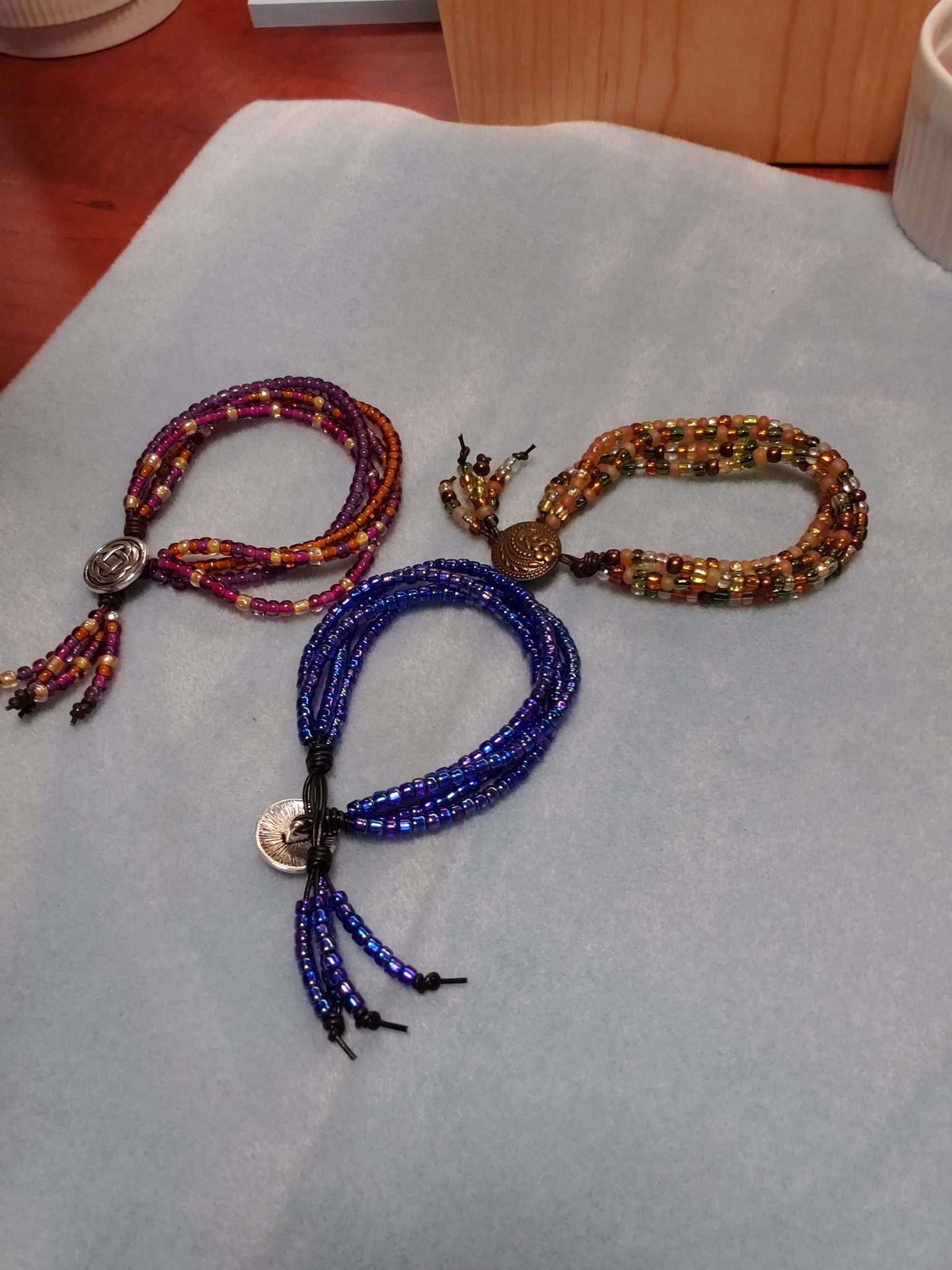 4-Strand-Bracelet-CottingTree-Beads-Herrin-IL