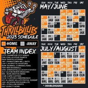 thrillville-thrillbillies-baseball-schedule-marion-illinois