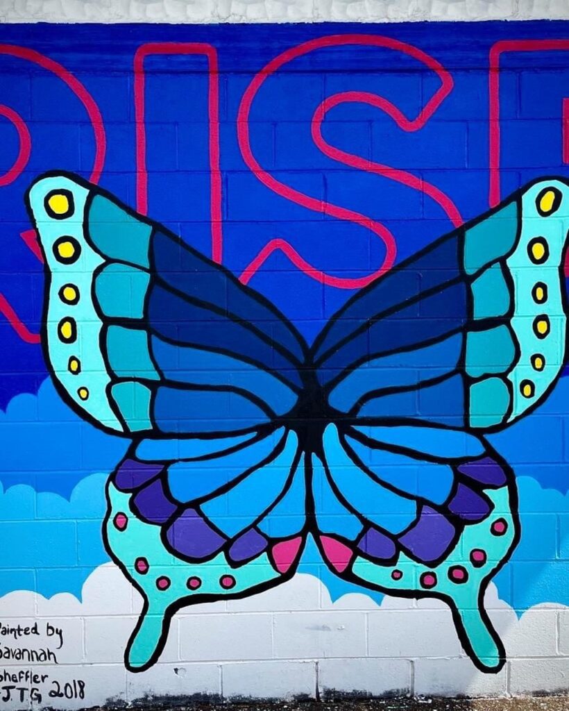 Butterfly RISE Mural - visitSI