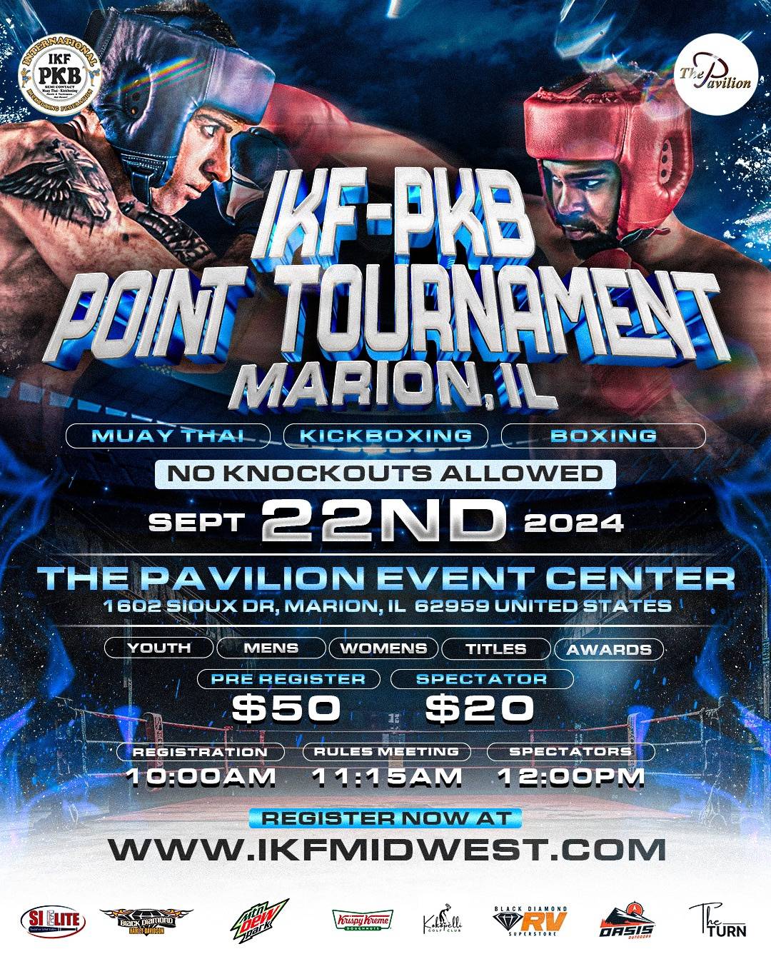 Boxing Points Example IKF-PKB Muay Thai, Kickboxing and Boxing Point Tournament - visitSI